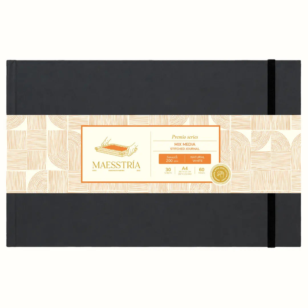 Premio Hard Cover Stitched Journals- Mix Media
