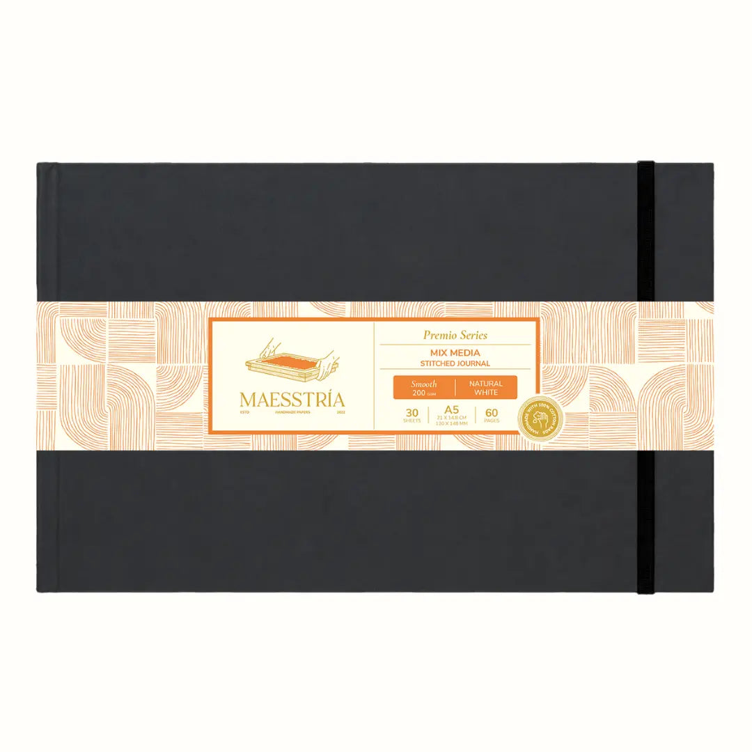 Premio Hard Cover Stitched Journals- Mix Media