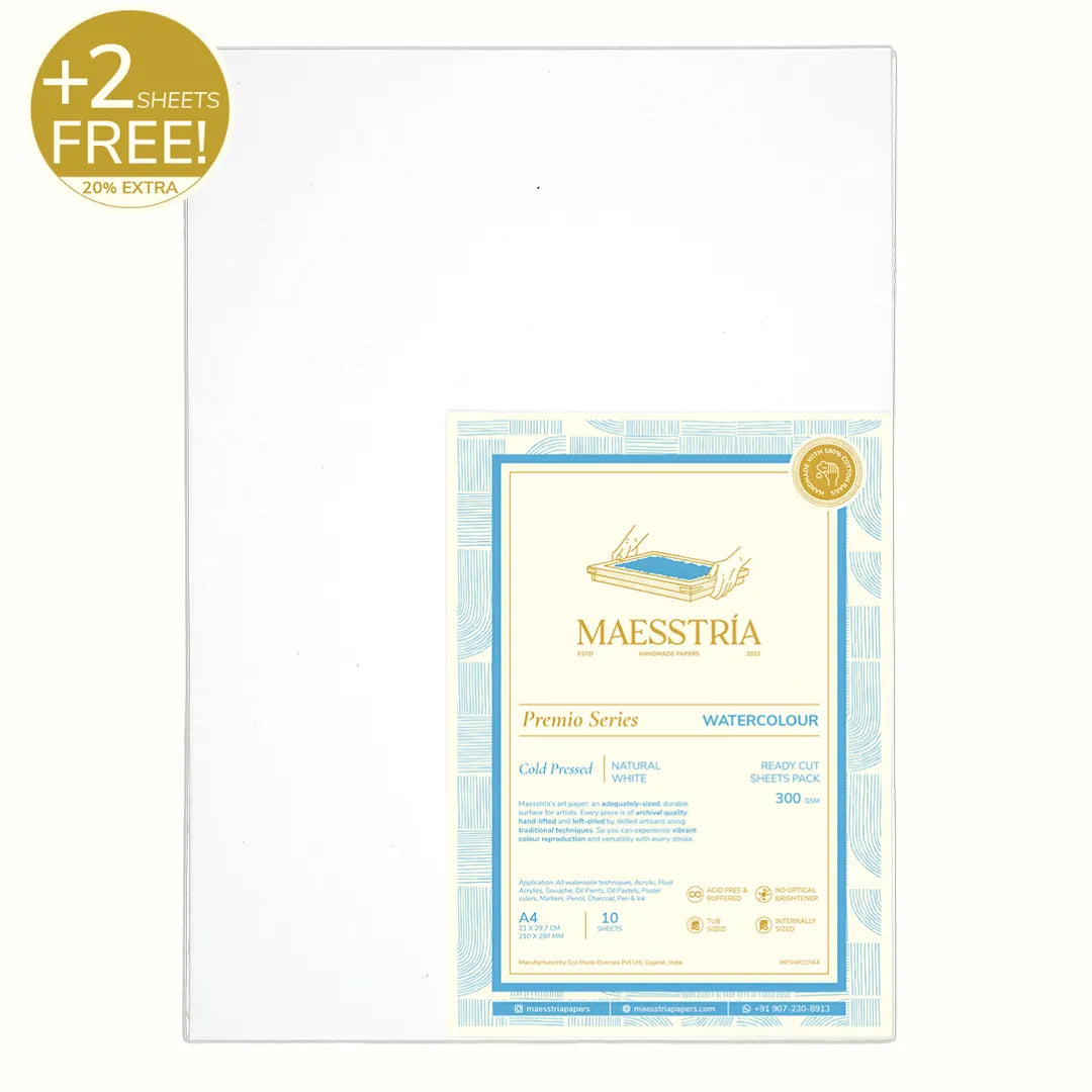 Maesstria_Watercolour_sheets_A4_Cold_Pressed