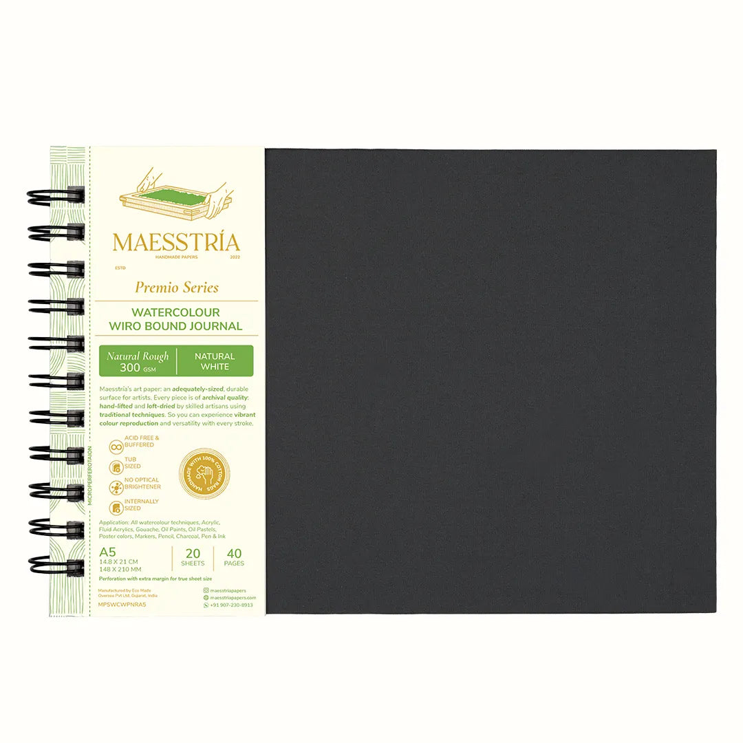 Premio Hard Cover Wiro Bound Journals - Maesstría Papers