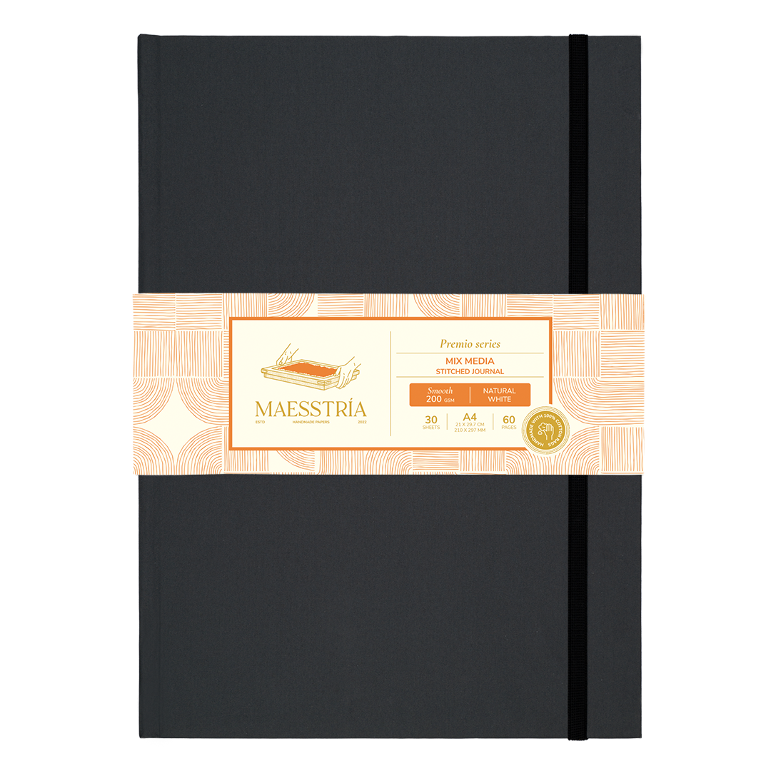 Premio Hard Cover Stitched Journals- Mix Media